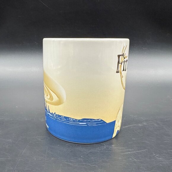 Starbucks Finland Global Icon Series Collector Coffee Mug Elk Blue Beige - Picture 5 of 9